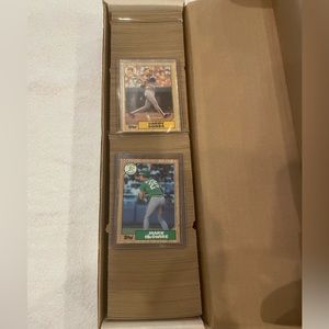 1987 Topps Baseball Set 792 cards